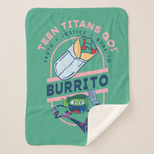 Manta Sherpa ¡Los adolescentes se van! Bestia "Burrito de justi