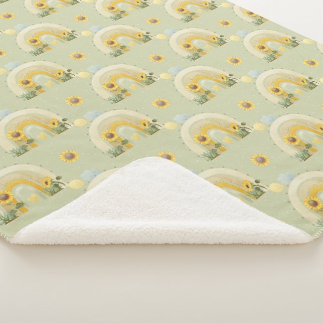 Manta Sherpa Los girasoles y el bebé de las lluvias (3/4)