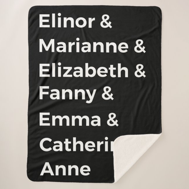 Manta Sherpa Los héroes de Jane Austen I (Anverso)