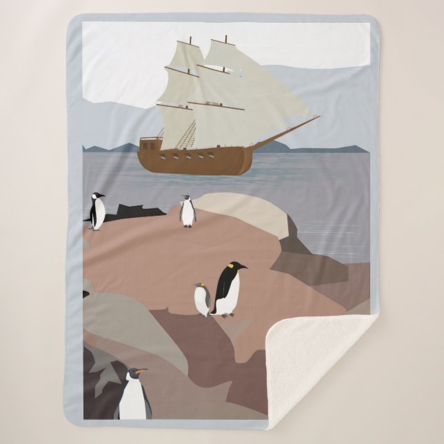 Manta Sherpa Los invitados llegaron (Anverso)