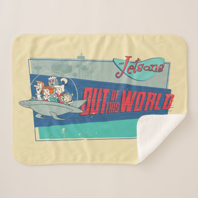 Manta Sherpa Los Jetsons | Fuera de este mundo (Anverso (horizontal))