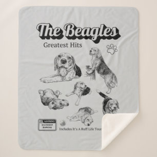 Manta Sherpa Los mejores éxitos del álbum de los Beagles cov Sh