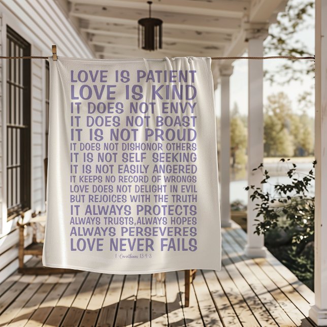 Manta Sherpa Love Never Fails Sherpa Blanket (Subido por el creador)