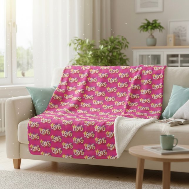 Manta Sherpa LOVE Sherpa Blanket (Subido por el creador)