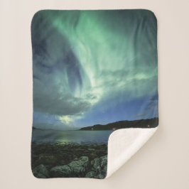 Manta Sherpa Luces boreales