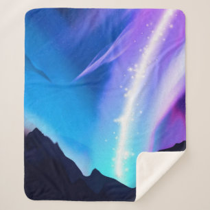 Manta Sherpa Luces boreales