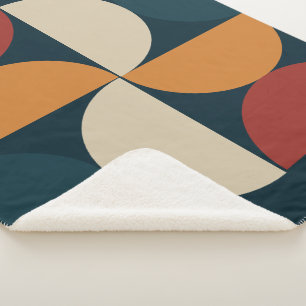 Manta Sherpa Luciérnaga moderna de cobre de mediados de siglo