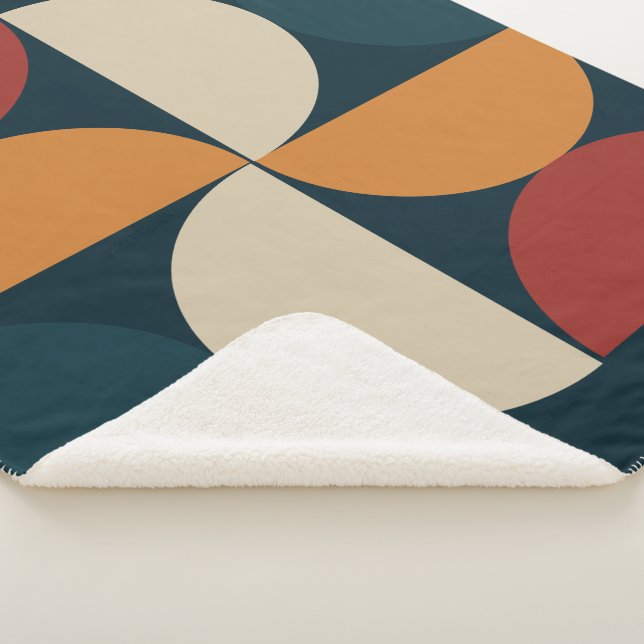 Manta Sherpa Luciérnaga moderna de cobre de mediados de siglo (3/4)