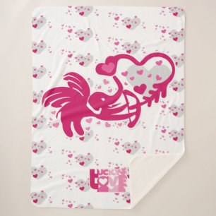 MANTA SHERPA LUCKY LOVE ELEPHANT CUPID ELEPHANT BY MASANSER