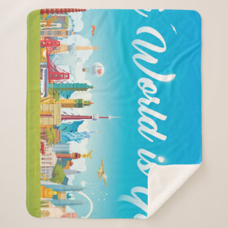 Manta Sherpa Lugares de interés mundial: Viaje Viejo Viejo