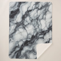 Lujosa funda de plástico blanco y negro