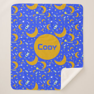 Manta Sherpa Luna de luna amarilla disparando cohetes espaciale