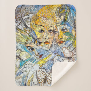 Manta Sherpa Lunes, puntos infinitos por Francis Picabia