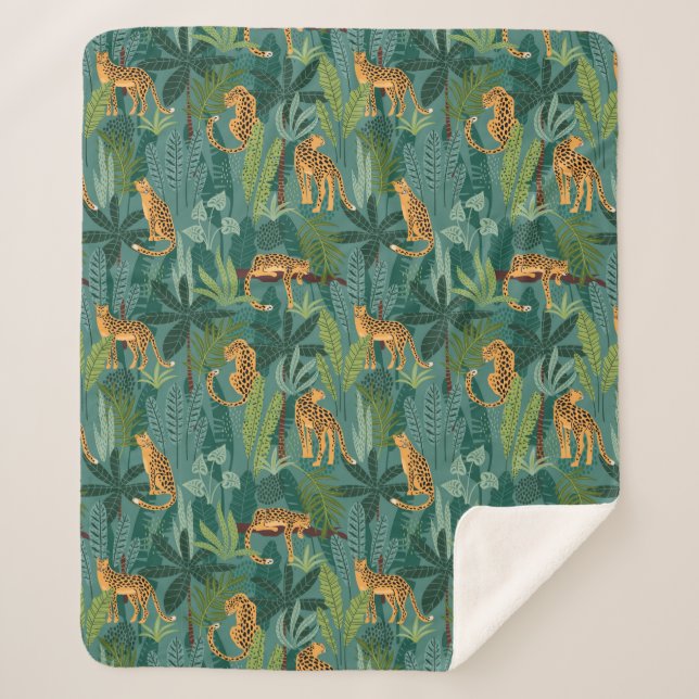 Manta Sherpa Lush Leopard (Anverso)