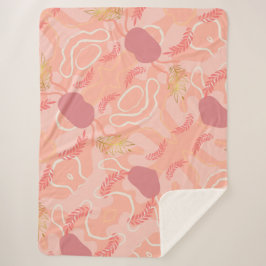 Manta Sherpa Luxe romantinc peach fuzz baby girl