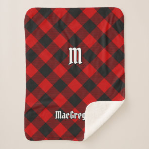 Manta Sherpa MacGregor Rob Roy Tartan Sherpa Blanket