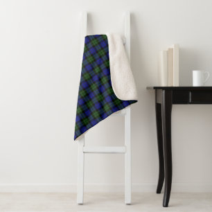Manta Sherpa MacKay Green Clan Escocesa Tartán Plaid