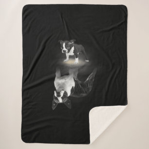 Manta Sherpa Madre del perro BostonTerrier Perro Perro Regalo P