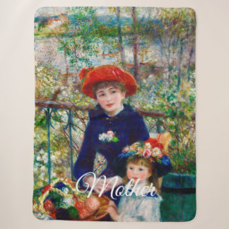 Manta Sherpa Madre e hijo de Renoir