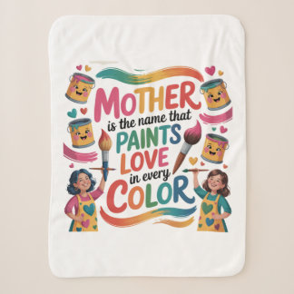 Manta Sherpa Madre es el nombre que pinta amor en cada color