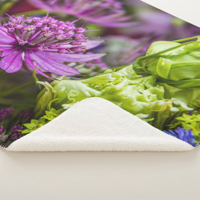 Manta Sherpa Magia exquisita de las flores #1 (3/4)