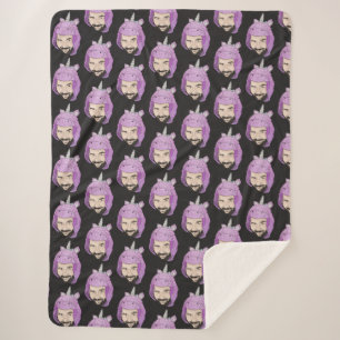Manta Sherpa Mágica flúffin unicornio Sherpa Blanket, todos tam