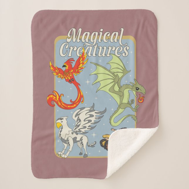 Manta Sherpa Magical Creatures Vintage Graphic (Anverso)