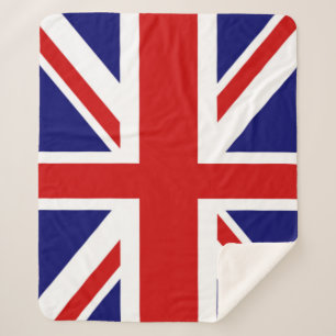 Manta Sherpa Magnífica bandera del Reino Unido jack de unión