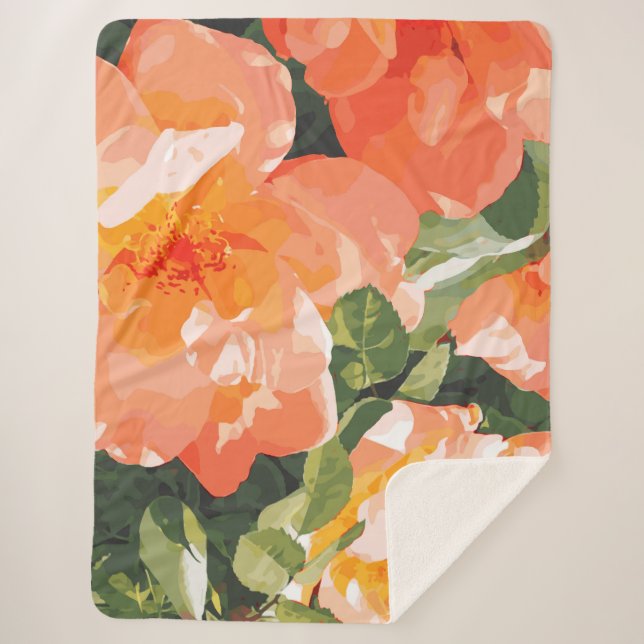 Manta Sherpa Magnolia (Anverso)