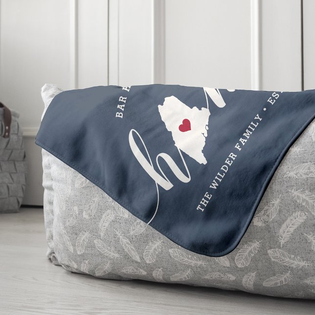 Manta Sherpa Maine Home State Personalizado (Subido por el creador)