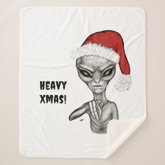 Manta Sherpa ¡Mala fortuna, pesadas navidades! (Anverso)