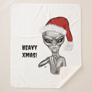 Manta Sherpa Malo Alien , Pesada Navidad !