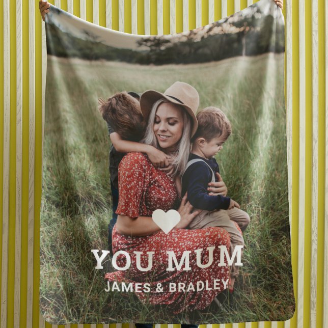 Manta Sherpa Mamá foto del Día de la Madre (Subido por el creador)