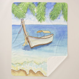 Manta Sherpa Mañana en Bali Watercolor