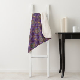 Manta Sherpa Mandala 5 Sherpa Blanket