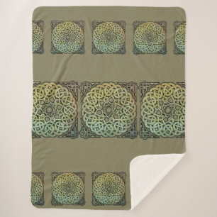 Manta Sherpa Mandalas de Nudos Celtas
