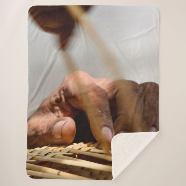 Manta Sherpa Mano de Weaver (Anverso)