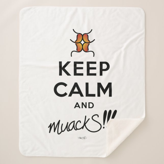 Manta Sherpa ¡¡¡Mantengan la calma y el silencio!!! (Anverso)