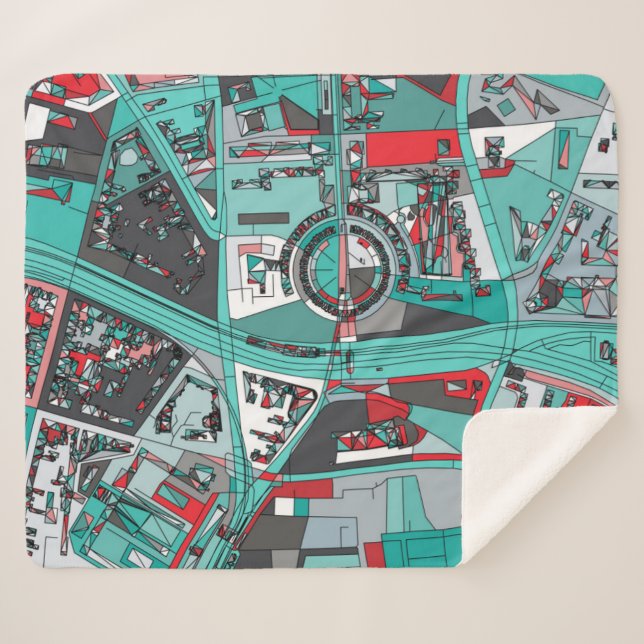 Manta Sherpa Mapa de Berlín, Alemania (Anverso (horizontal))