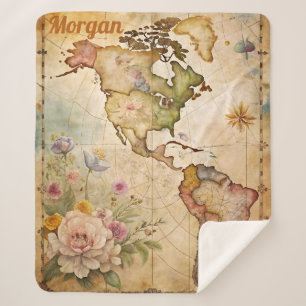 Manta Sherpa Mapa de cosecha personalizada