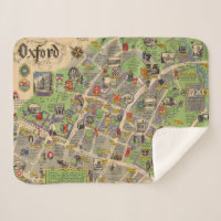 Mapa de Oxford, Inglaterra (ferrocarriles