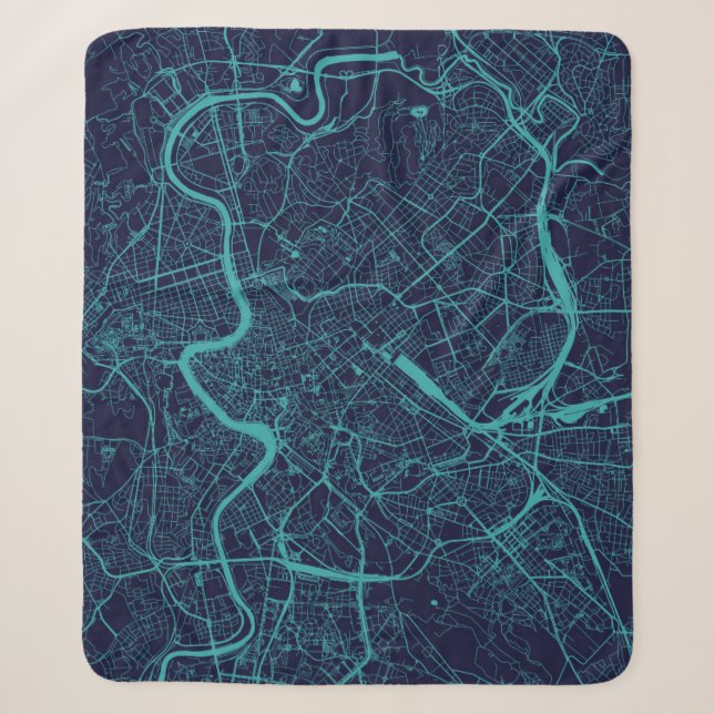 Manta Sherpa Mapa de Roma (Anverso)