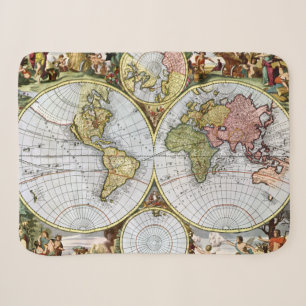 Manta Sherpa Mapa del mundo