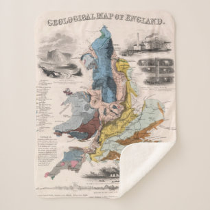 Manta Sherpa Mapa geológico de Inglaterra