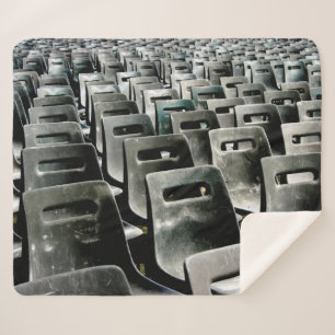 Manta Sherpa Mar de las Sillas Gris