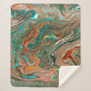Manta Sherpa Marble abstract acrylic background. Marbling artwo
