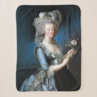 María Antonieta con una rosa