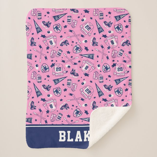 Manta Sherpa Marina de guerra del rosa del engranaje del hockey (Anverso)