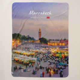 Manta Sherpa Marrakech, Marruecos - Plaza Jemaa el Fnaa