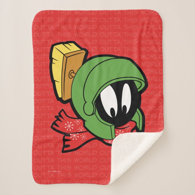 Manta Sherpa MARVIN MARTIAN™ "Outta This World" Holiday (Anverso)